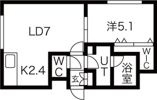 ecoa北7条の間取り画像