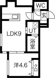 DIO GRACIA医大前の間取り画像