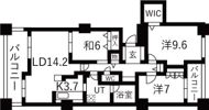 アパタワーズ札幌大通公園の間取り画像
