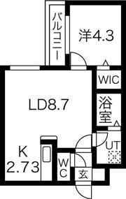 プリヴィエール宮の森の間取り画像