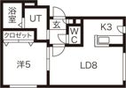 アクアベール豊平の間取り画像