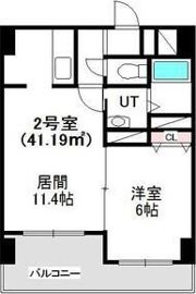 サンクルミエール大通南の間取り画像