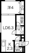 WIND HILLS West12（ウィンドヒルズ）の間取り画像