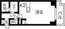 アップタウンハイツの間取り画像
