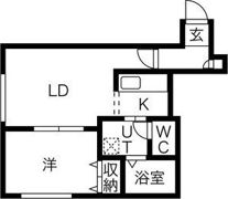 シティハイム南6条の間取り画像