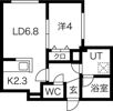 Chambre宮の沢（シャンブル）の間取り画像