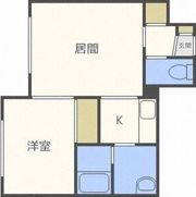 E＆Sハイツの間取り画像