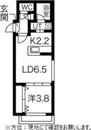 ソレーユ南10条の間取り画像