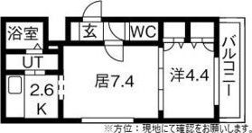 レジデンス学園前の間取り画像