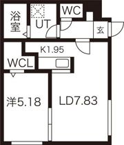 J-ecoa北27条の間取り画像