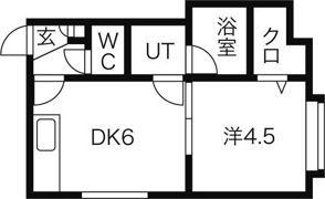 Doux Karen Pure （デュー・カレン・ピュア）の間取り画像