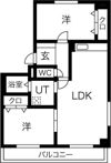 ノースメイプルの間取り画像