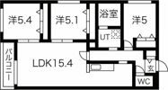 Ruan福住の間取り画像