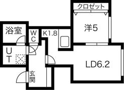植物園テラスの間取り画像