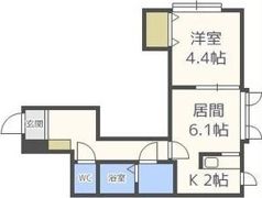 MAHALO OHASHI GAKUENMAEの間取り画像