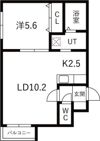 CREA NORTH15Bの間取り画像