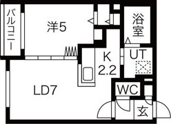 ESTOR琴似（旧アストリア琴似）の間取り画像