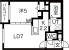 ESTOR琴似（旧アストリア琴似）の間取り画像