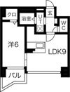 feuilles vertes AJ（ヒューベルエージェー）の間取り画像
