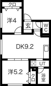 ミラネーゼ大通東 南館の間取り画像