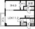 NS ASABU（旧サムティ麻生）の間取り画像