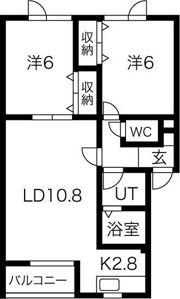 カーサ西町の間取り画像