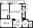 ルーチェ東札幌の間取り画像