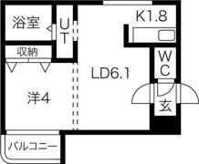ル・ノール弐番館の間取り画像