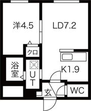 ペシェ東札幌の間取り画像
