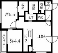 ラフィナート豊平公園の間取り画像