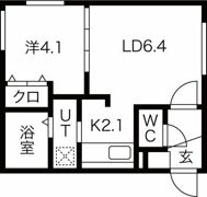 ルーク新札幌の間取り画像