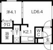 ルーク新札幌の間取り画像