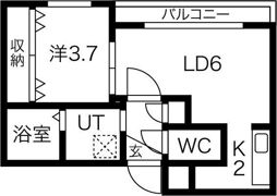 Colorise琴似の間取り画像