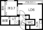 Colorise琴似の間取り画像