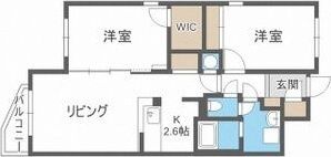 ミーテ新さっぽろの間取り画像