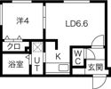 Colore美園（コローレ美園）の間取り画像