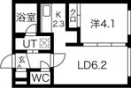 Lichtrare麻生（リヒトラーレ）の間取り画像