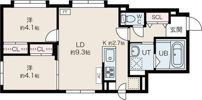 MonoFuroma（モノ・フロマ）ひばりが丘の間取り画像