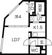 ラフィーネ平岸公園の間取り画像