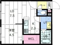 club premier発寒の間取り画像