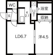 Viento美園の間取り画像