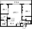 Lien南郷13の間取り画像