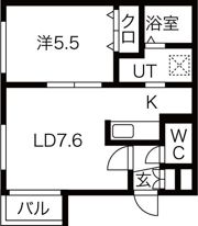 MTガーデン発寒南IIの間取り画像