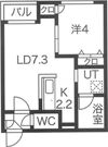 アズールVIの間取り画像
