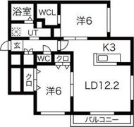 ライズステージ澄川の間取り画像