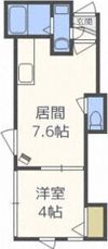 フラットジェイ白石本通B棟の間取り画像