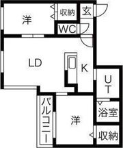 コローレ伏見の間取り画像