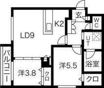 ONE-kikusuiの間取り画像