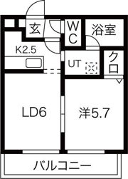 ブランノワール北27条の間取り画像