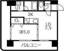 メープル元町の間取り画像